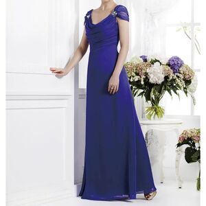 NWT Beautiful Jade J165002 Tiffany Chiffon Special Occasion Mother's dress sz14